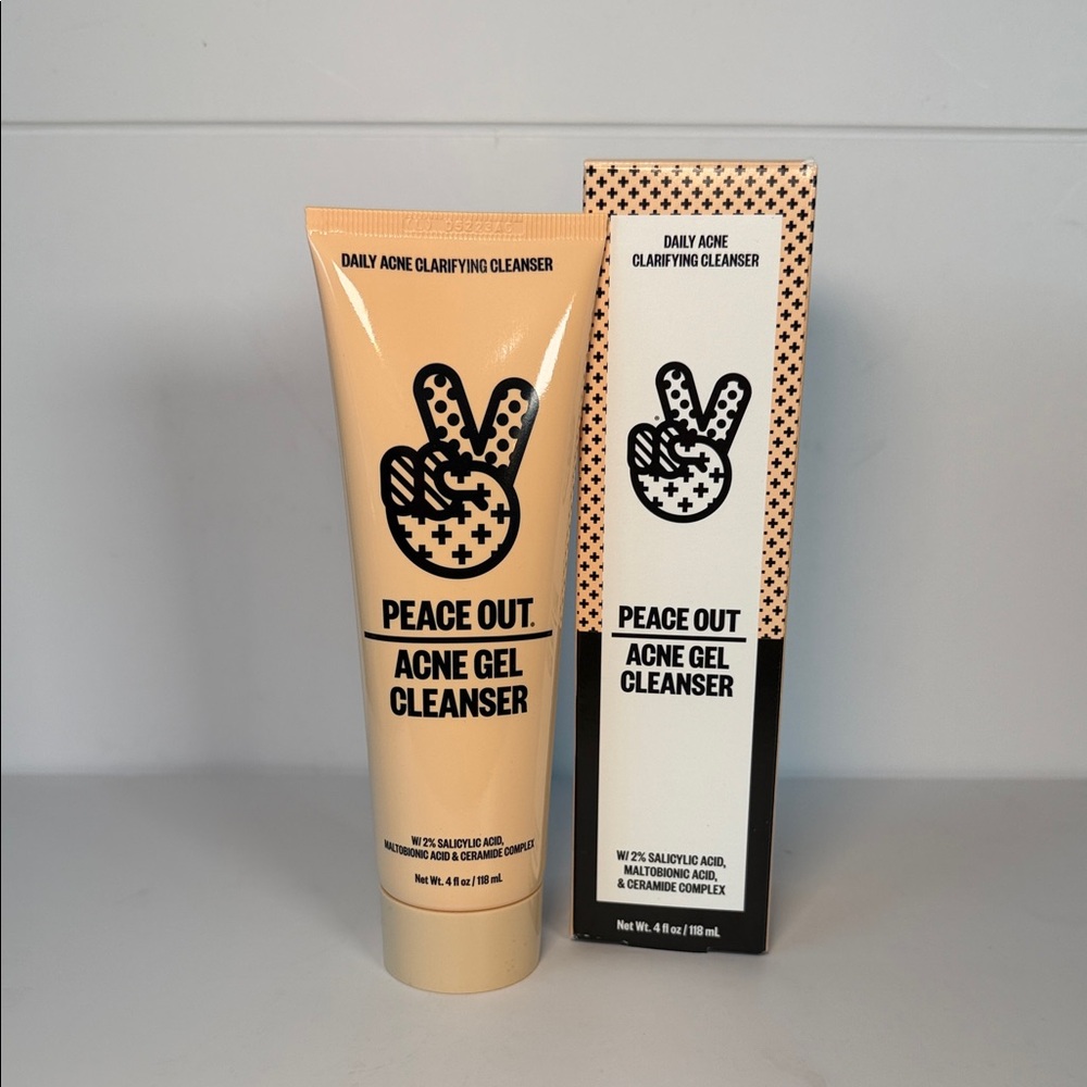 Peace out acne gel cleanser NEW